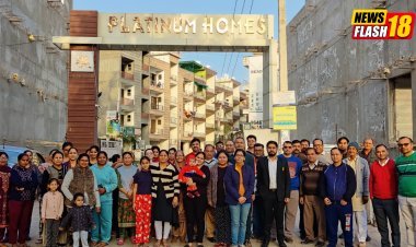 प्लेटिनम होम्स निवासी सोसाइटी को बदनाम करने वालों के खिलाफ हुए एकजुट, थाने में शिकायत दर्ज, अब कोर्ट केस की तैयारी