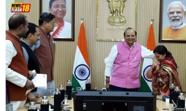 भाजपा नेताओं के साथ महरौली के डिमोलिशन प्रभावित नागरिकों का प्रतिनिधिमंडल दिल्ली के उपराज्यपाल से मिला