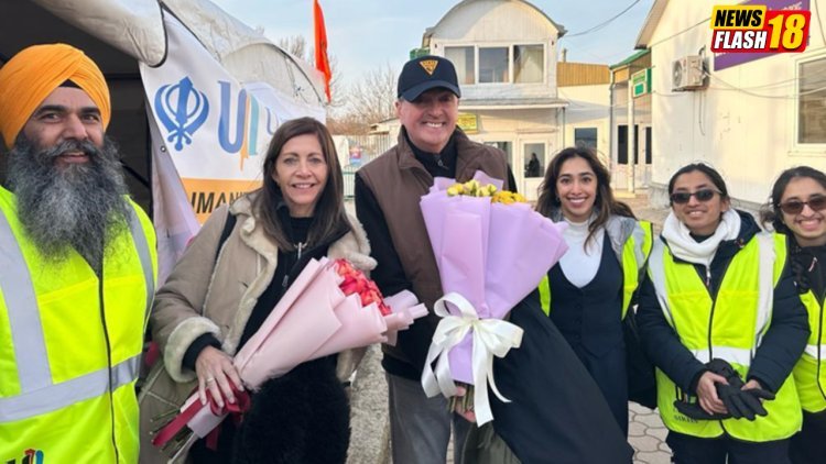 New Jersey Governor Phil Murphy And The First Lady Visit Ukraine with United Sikhs and Applaud Relief Efforts