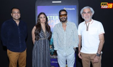 "Bholaa" Starcast The New Cinépolis App And Website Are Unveiled At Cinépolis Pacific Mall NSP By Ajay Devgn And Tabu