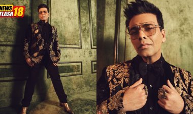 Karan Johar Donned Rimple & Harpreet Narula's Exravagant Attire, Paying Tribute To Indian Heritage At Cultural Centre Premiere