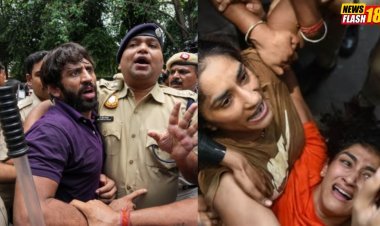 Wrestlers Detained At Jantar Mantar Protest Site; Site Cleared Moments Later In Surprising Turn Of Events