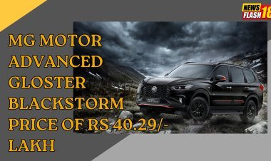 MG Motor India Launches The Advanced Gloster BLACKSTORM With A Bold And Sporty Design At Rs 40.29 lakh