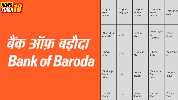 Four Urdu Novels Nominated For 'Bank of Baroda Rashtrabhasha Samman' Awards Long List