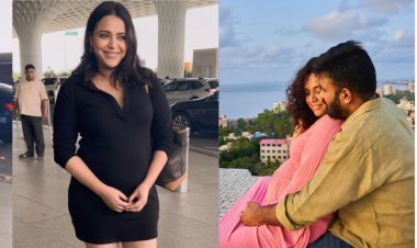 Swara Bhasker Looks Cute With Her Baby Bump While Takes First Flight Since Announcing Her Pregnancy