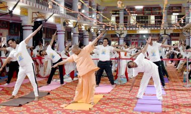 CM Yogi Adityanath: Yoga Promotes Global Well-Being And Peace Effectively