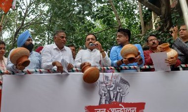 Delhi BJP Workers, Led By Virendra Sachdeva, Arrested Protesting Water Shortage In Delhi