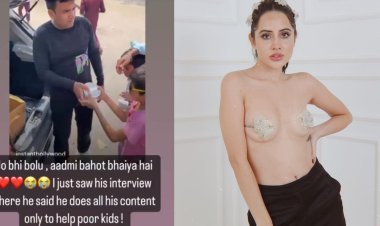 Uorfi Javed Compliments Puneet Superstar For His Kind Gestures Towards Underprivileged Children