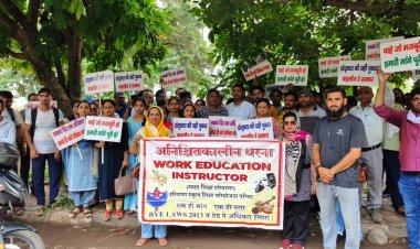 Haryana CM's OSD Bhupeshwar Dayal Assures Sarva Shiksha Abhiyan Workers Of Their Demands