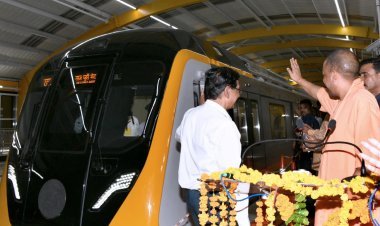 Agra Metro Train High-Speed Trial Flagged Off By CM Yogi, Services Will Start From Feb 2024