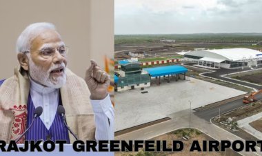 Narendra Modi Inaugurates New International Airport At Rajkot Costing 1405 crores