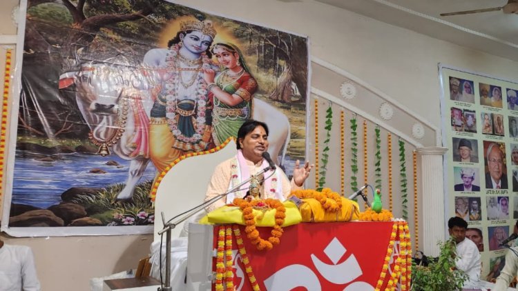 Bhagvat Katha At Sanatan Dharma Sabha, The Timeless Friendship Of Krishna And Sudama Unfolded