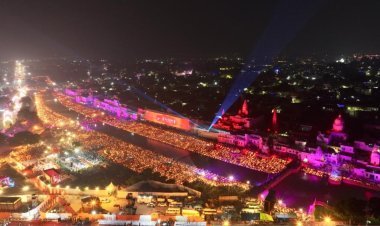 Ayodhya's Deepotsav Dazzles, Setting A Record With 22.23 Lakh Diyas Lit, Confirmed By Drone-Assisted Counting