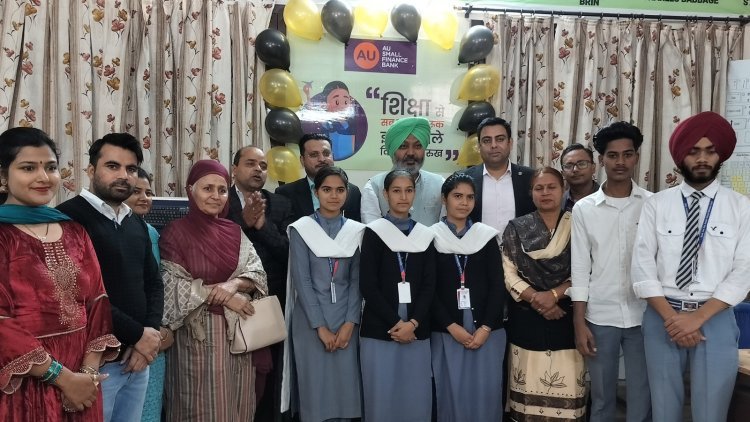 AU Small Finance Bank Inaugurates Cutting-Edge Computer Lab In Mehlan, Empowering Village Youth; Endorsed By Shri Harpal Singh Cheema