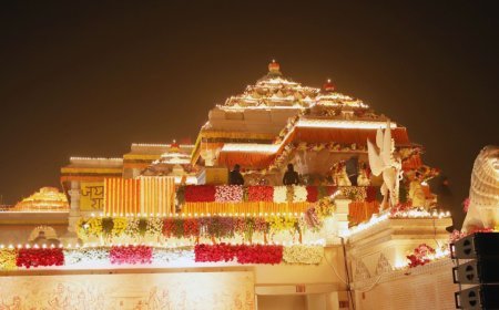 Ramotsav 2024: Honorable Chief Minister Reviews Temple Preparations in the Sacred Site Area