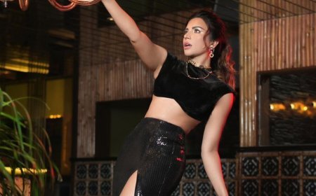 Shama Sikander Sizzles In A Black Slit Outfit, Exuding Hotness & Glamour, Captivating Netizens Admiration