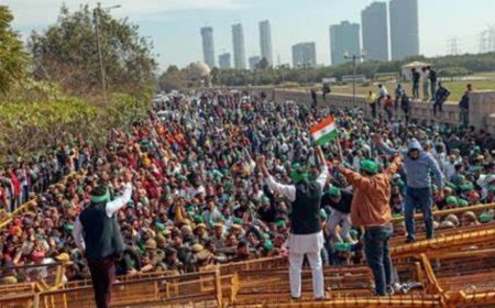 Border Lockdown And Internet Suspension As Farmers Gear Up For March At Punjab-Haryana Border