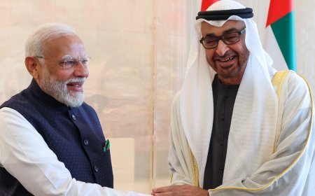 PM Modi Discusses Partnership Enhancement With UAE President Sheikh Mohamed Bin Zayed Al Nahyan