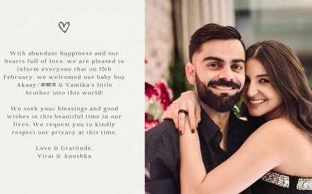Anushka Sharma And Virat Kohli Welcome Baby Boy Akaay, Spreading Joy & Inspiration Worldwide