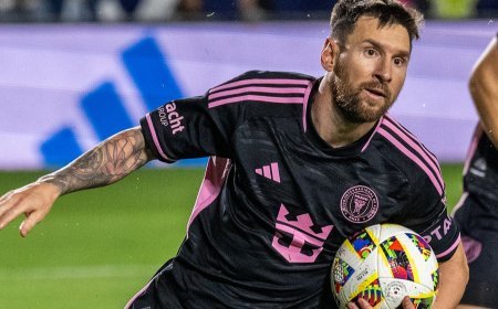 Lionel Messi Rescues Inter Miami With Late Equalizer Against LA Galaxy