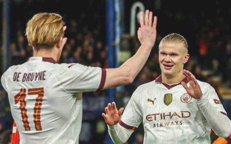 Haaland's Five Strikes Propel Manchester City Into FA Cup Quarter-Finals