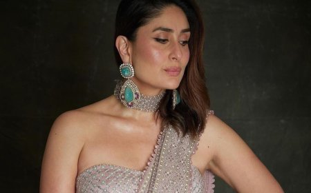 Kareena Kapoor Khan Shines In Lavender Saree At Anant Ambani's Pre-Wedding Bash With Radhika Merchant