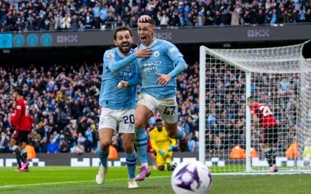 Foden's Double Propels Manchester City To Comeback Victory Over Manchester United