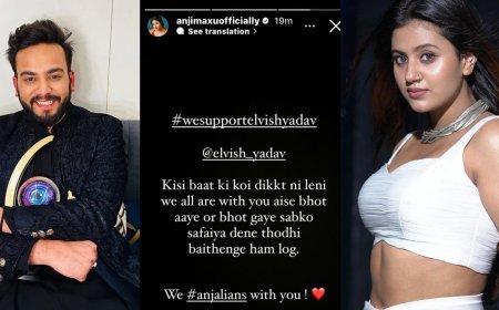 Anjali Arora Backs Elvish Yadav Amidst Maxtern Controversy, Asserts Collective Support: "We Stand Together"