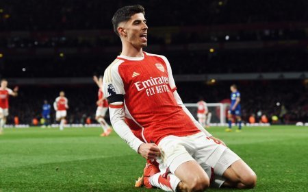 Arsenal 5-0 Chelsea: Kai Havertz Scores A  Brace To Humiliate His Former Club At The Emirates