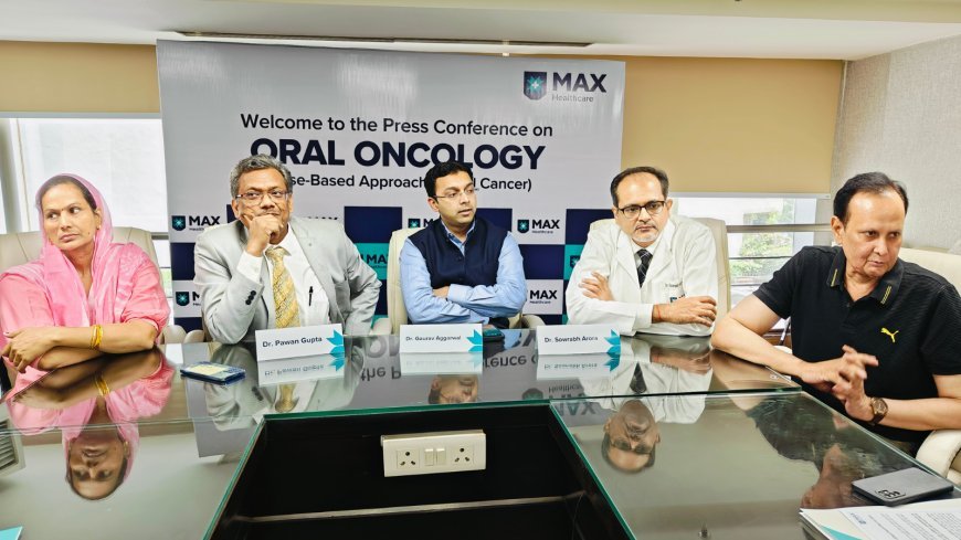 Max Hospital Doctors Help 53-Year-Old in Overcoming Oral Cancer Four Times, Emphasizing The Need For Early Detection And Quick Intervention