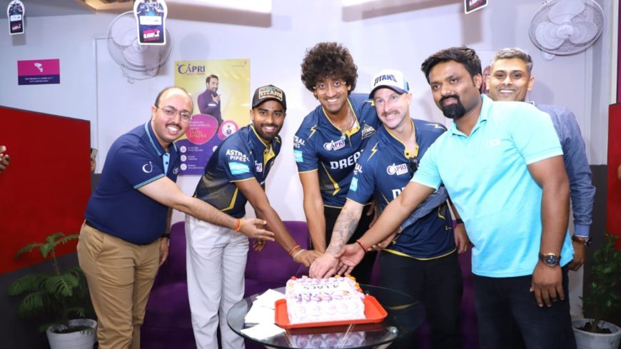 Capri Global Capital Ltd (CGCL) Hosts Fans Meet-Up With The Stars Of Gujarat Titans