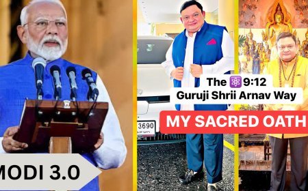 Guruji Shrii Arnav’s 9:12 Way & Gemstoneuniverse: Serendipity, Divine Design, Blessings Mark India’s Historic Moment