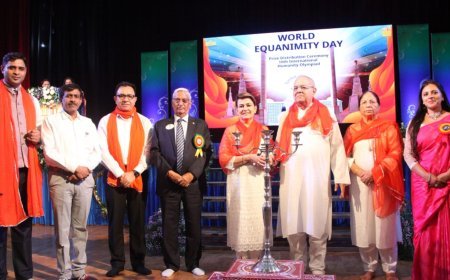 World Equanimity Day Was Celebrated In The Grand Auditorium Of Satyug Darshan Vasundhara With Special Guests