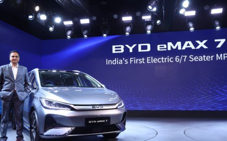 BYD India Launched Country's First Electric MPV in 6- and 7-Seater Options