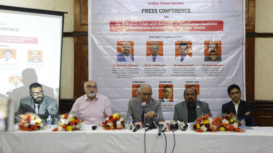 Indian Chest Society Highlights Severe Air Pollution Crisis & Urgent Need For Action