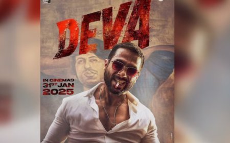 Shahid Kapoor’s First Look Of Deva Revealed: A Bold Comeback Creating Massive Buzz Online