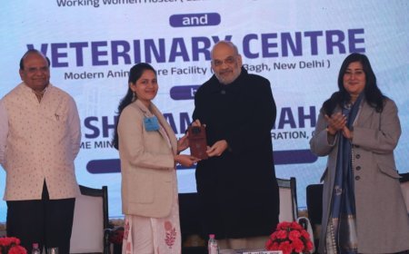 Amit Shah Inaugurates Sushma Bhawan & Veterinary Centre, A Step In The Interest Of Women And Animals