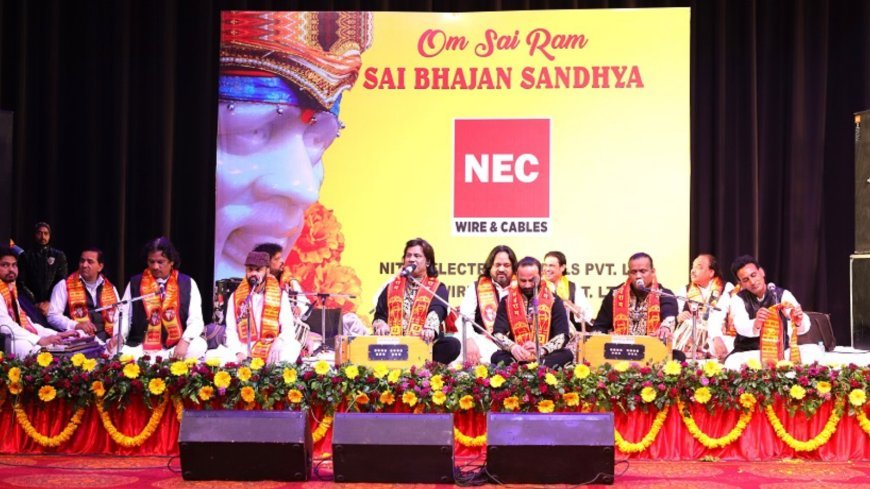 Hamsar Hayat Leads Grand Sai Sandhya At Siri Fort, Hosted By NEC Group