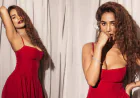 Poonam Pandey Turns Heads In Stunning Red Sundress, Earning The Nickname ‘Laal Pari’ From Fans