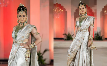 Kangana Ranaut Stuns In A Royal Comeback On The Ramp – A True Queen Of Style And Elegance