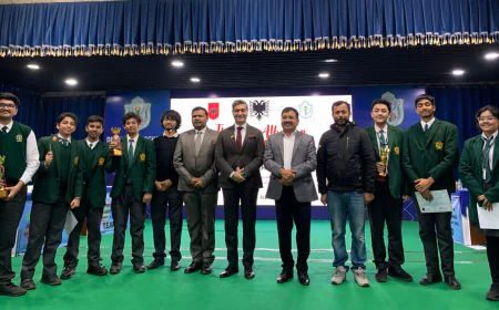 Delhi Public School Mathura Road Hosts Indo-Albanian Discovery Challenge