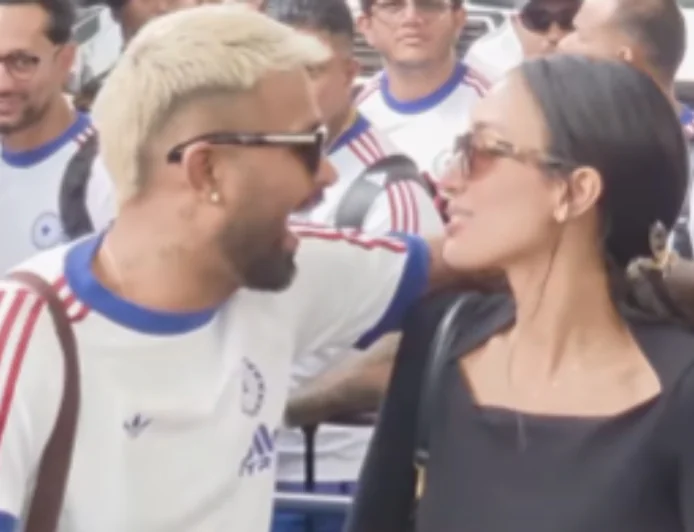Hardik Pandya Spotted With Girlfriend Mahieka Sharma At Miami Airport After India’s West Indies Win