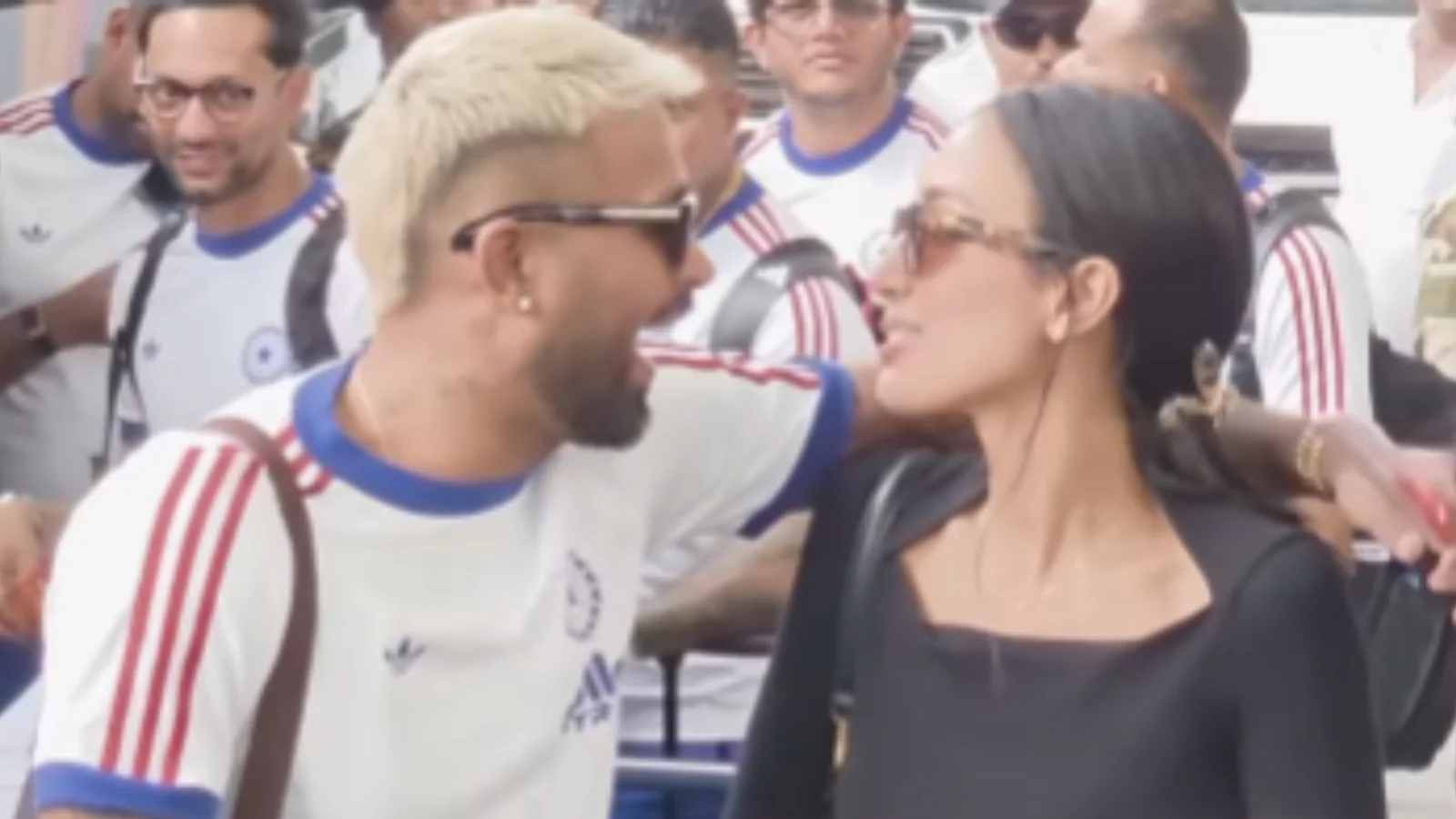 Hardik Pandya Spotted With Girlfriend Mahieka Sharma At Miami Airport After India’s West Indies Win