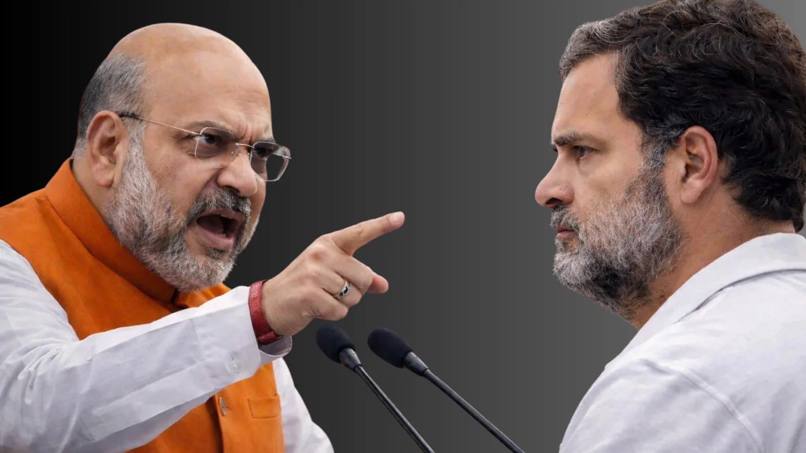 Rahul Gandhi’s Attendance in Parliament: Amit Shah Targets Congress During Debate on No-Confidence Motion Against Speaker