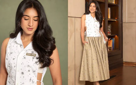 Radhika Merchant Stuns in Miu Miu Floral Look at Ambani Luncheon With Rihanna