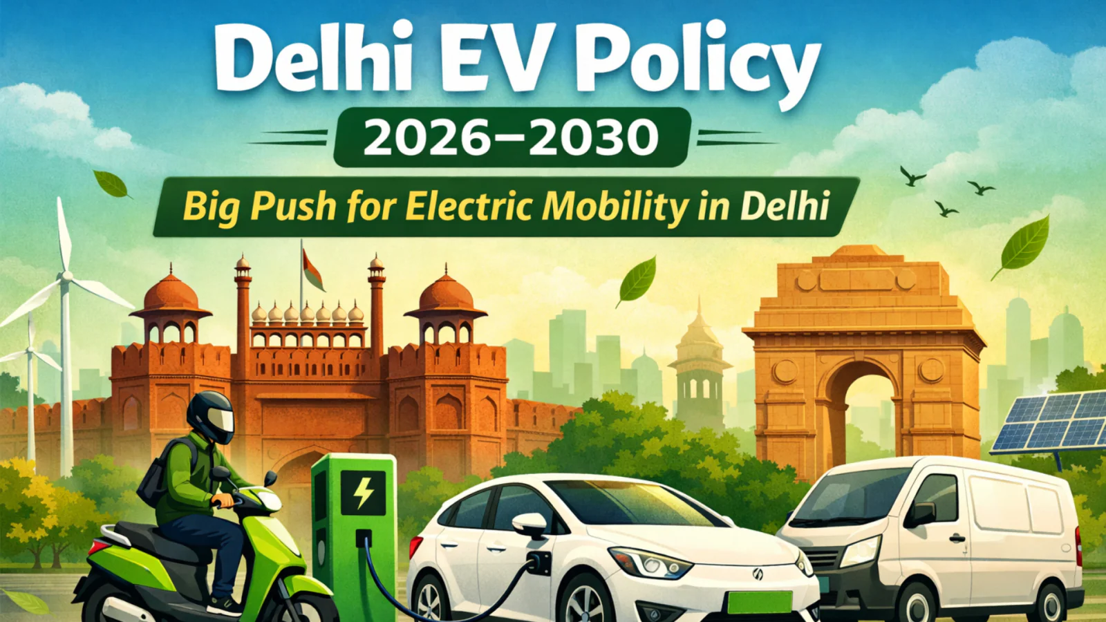 Delhi EV Policy 2026–2030: Big Push For Electric Mobility In Delhi