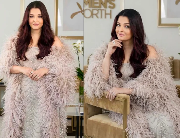 Aishwarya Rai Bachchan Stuns In Feathered Couture Look At Cannes 2026