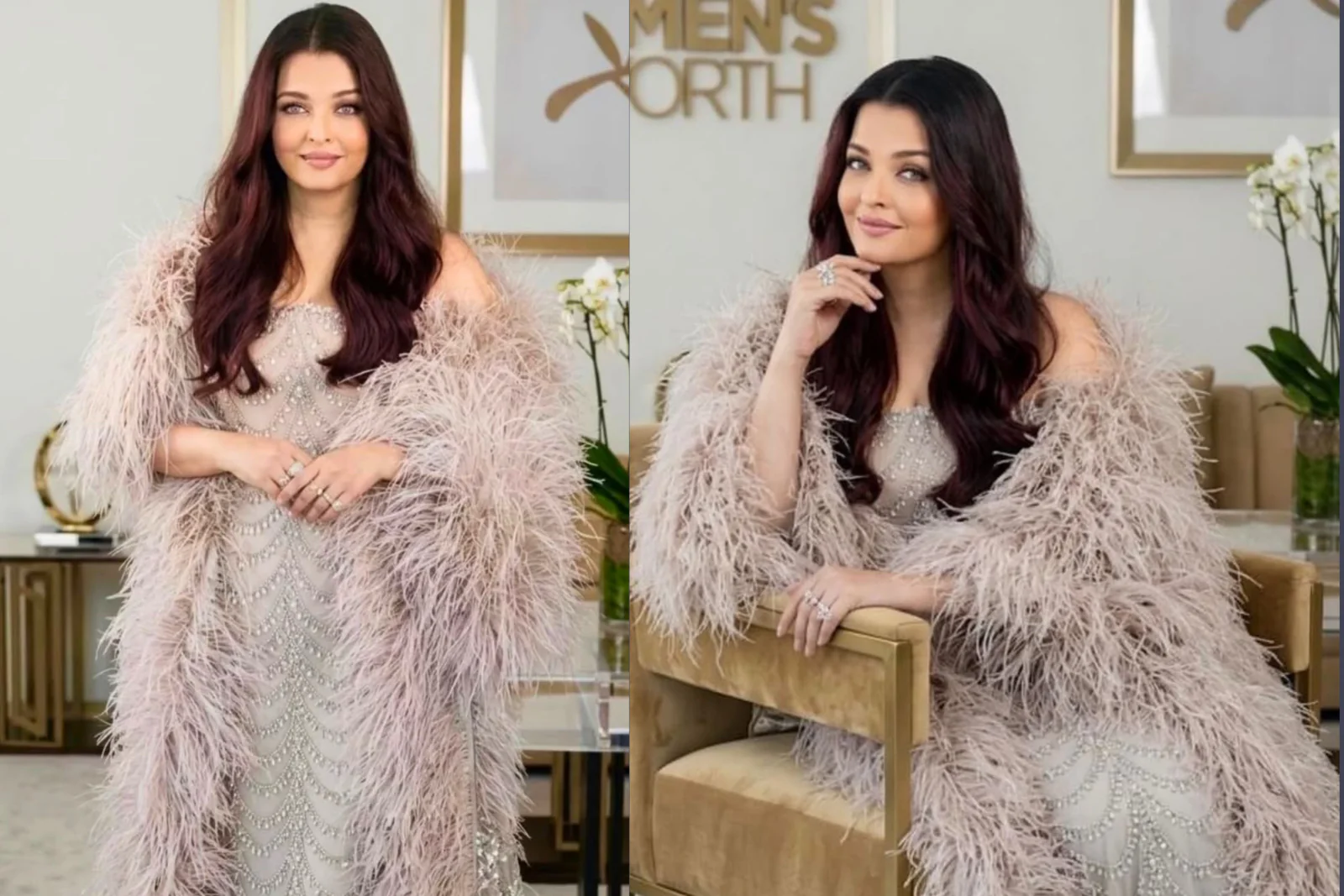 Aishwarya Rai Bachchan Stuns In Feathered Couture Look At Cannes 2026
